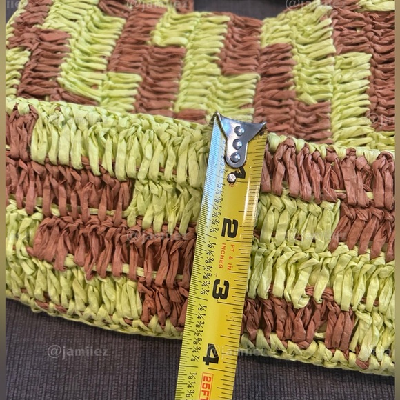 Free People Brunch Date Crossbody Clutch - yellow and tan NWT - Picture 12 of 12